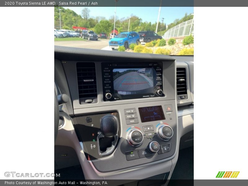 Salsa Red Pearl / Ash 2020 Toyota Sienna LE AWD