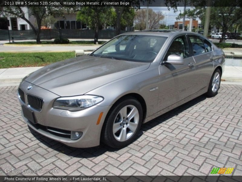 Milano Beige Metallic / Venetian Beige 2013 BMW 5 Series 528i Sedan
