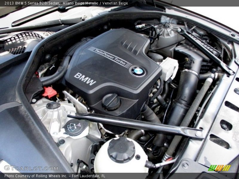 Milano Beige Metallic / Venetian Beige 2013 BMW 5 Series 528i Sedan