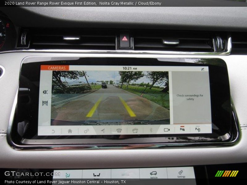 Controls of 2020 Range Rover Evoque First Edition