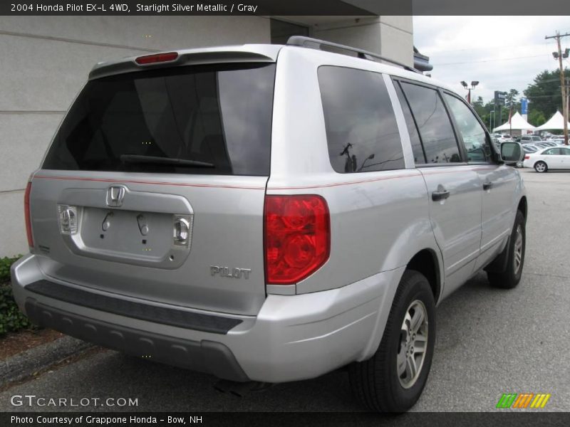 Starlight Silver Metallic / Gray 2004 Honda Pilot EX-L 4WD