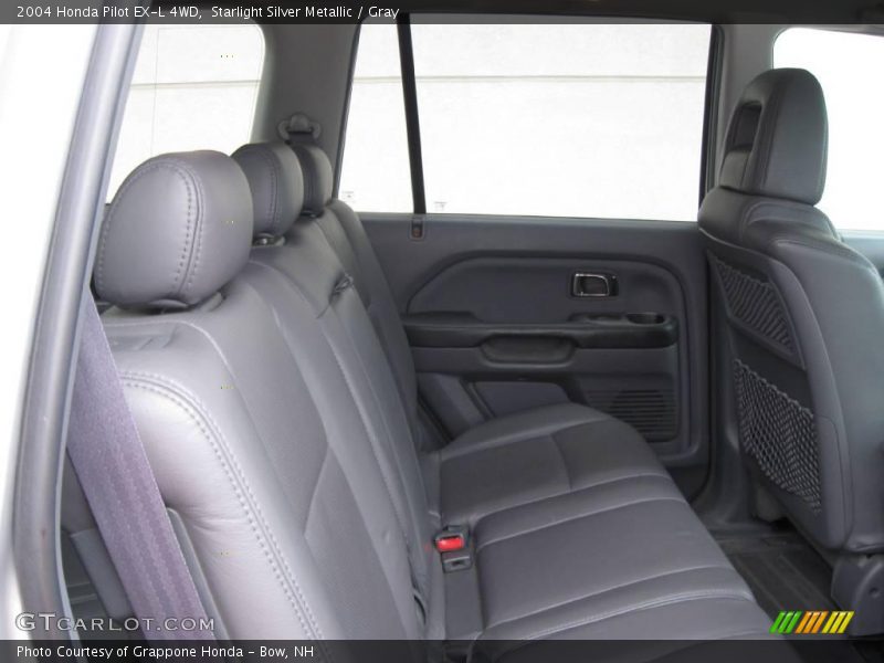 Starlight Silver Metallic / Gray 2004 Honda Pilot EX-L 4WD