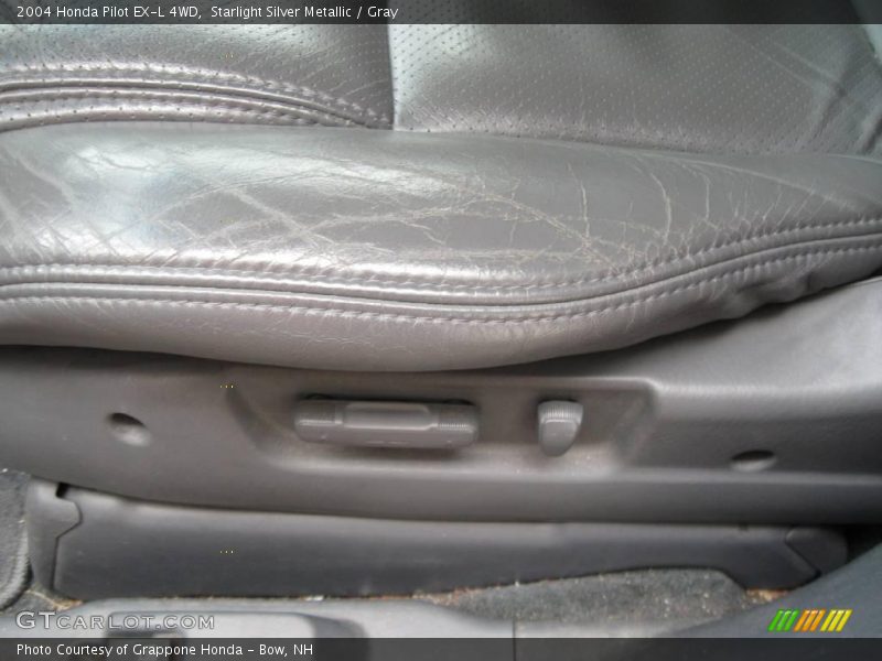 Starlight Silver Metallic / Gray 2004 Honda Pilot EX-L 4WD