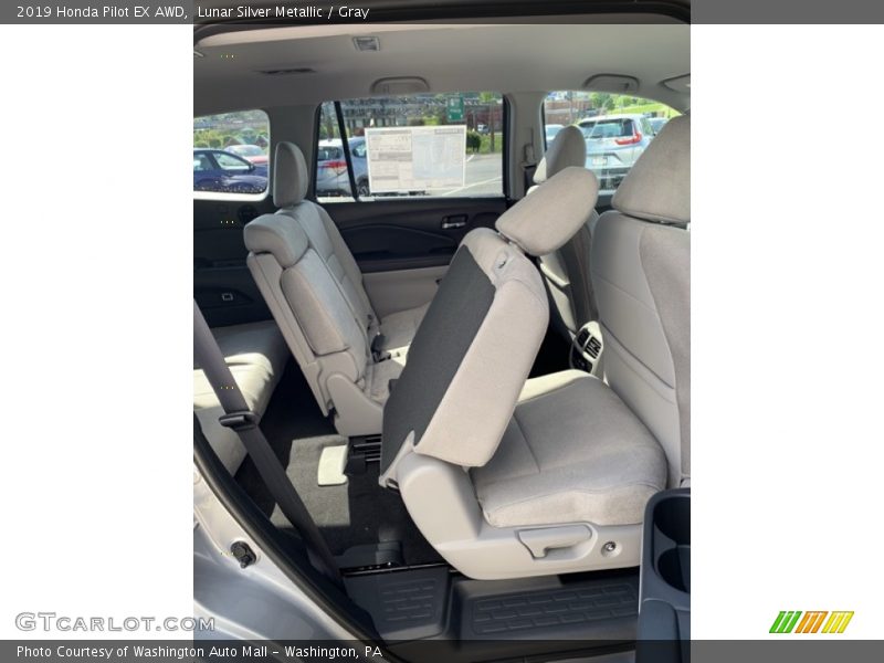 Lunar Silver Metallic / Gray 2019 Honda Pilot EX AWD