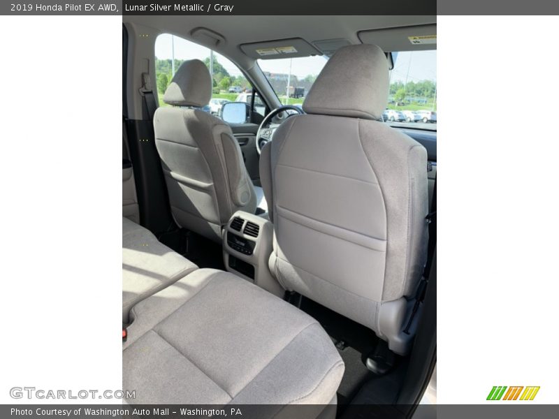 Lunar Silver Metallic / Gray 2019 Honda Pilot EX AWD