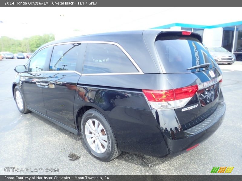 Crystal Black Pearl / Gray 2014 Honda Odyssey EX