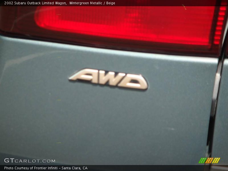 Wintergreen Metallic / Beige 2002 Subaru Outback Limited Wagon