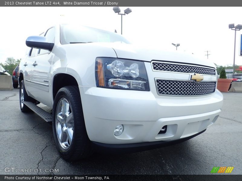 White Diamond Tricoat / Ebony 2013 Chevrolet Tahoe LTZ 4x4