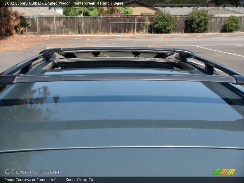 Wintergreen Metallic / Beige 2002 Subaru Outback Limited Wagon