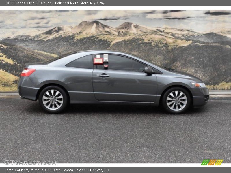 Polished Metal Metallic / Gray 2010 Honda Civic EX Coupe