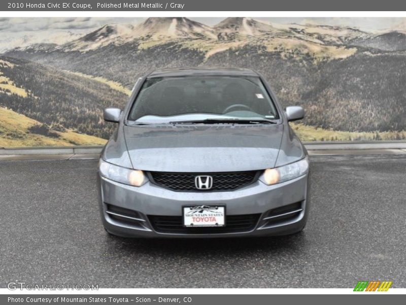 Polished Metal Metallic / Gray 2010 Honda Civic EX Coupe