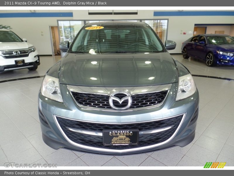 Dolphin Gray Mica / Black 2011 Mazda CX-9 Touring AWD