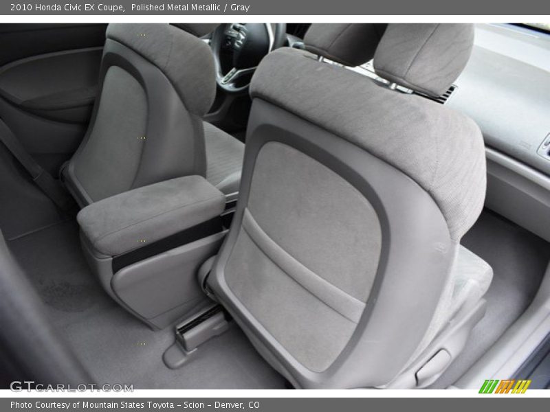 Polished Metal Metallic / Gray 2010 Honda Civic EX Coupe