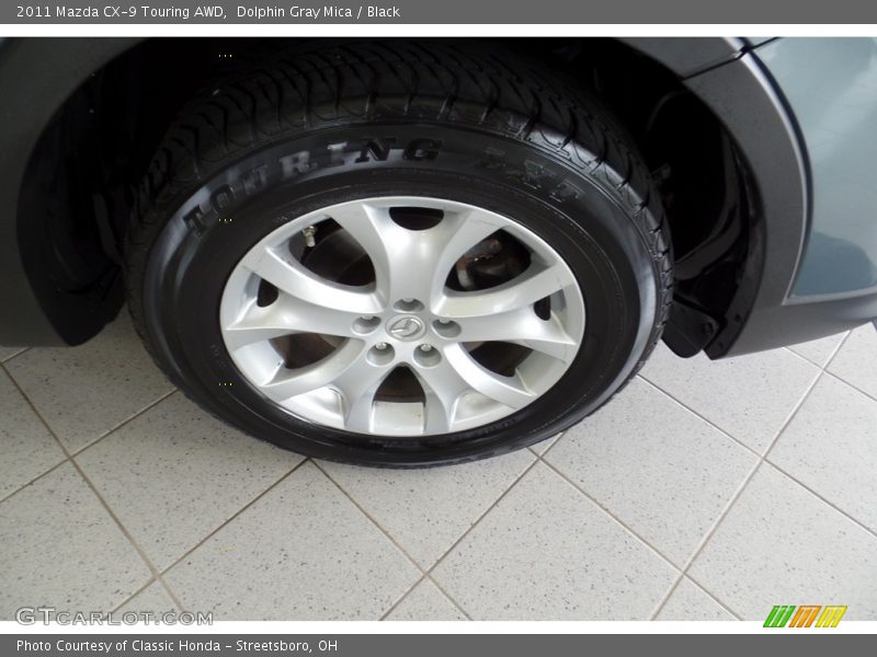Dolphin Gray Mica / Black 2011 Mazda CX-9 Touring AWD
