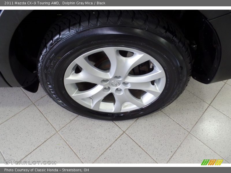 Dolphin Gray Mica / Black 2011 Mazda CX-9 Touring AWD