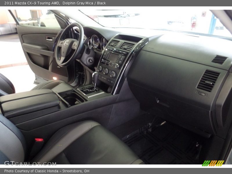 Dolphin Gray Mica / Black 2011 Mazda CX-9 Touring AWD