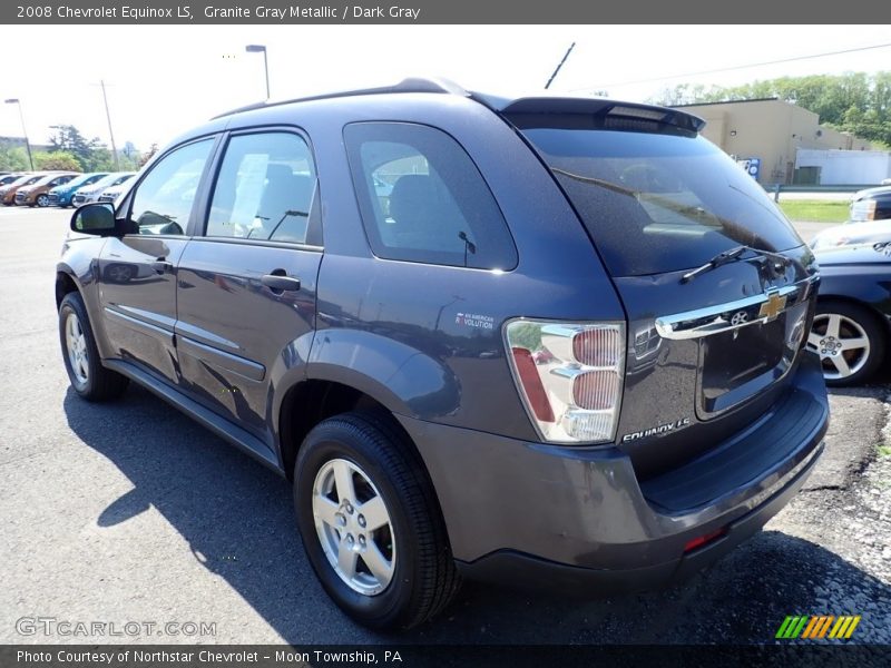 Granite Gray Metallic / Dark Gray 2008 Chevrolet Equinox LS