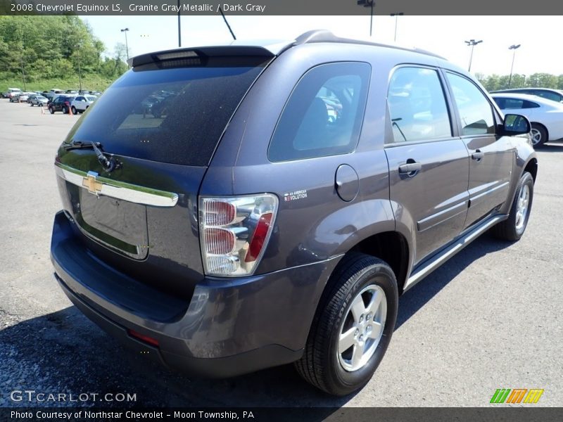 Granite Gray Metallic / Dark Gray 2008 Chevrolet Equinox LS