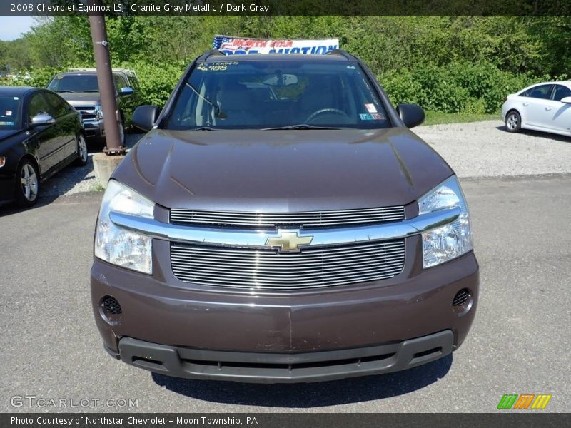 Granite Gray Metallic / Dark Gray 2008 Chevrolet Equinox LS