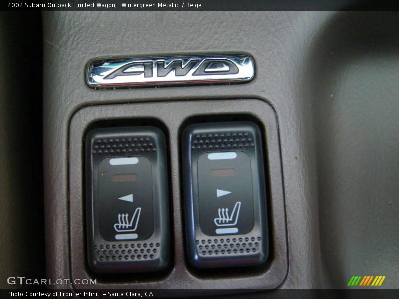 Wintergreen Metallic / Beige 2002 Subaru Outback Limited Wagon
