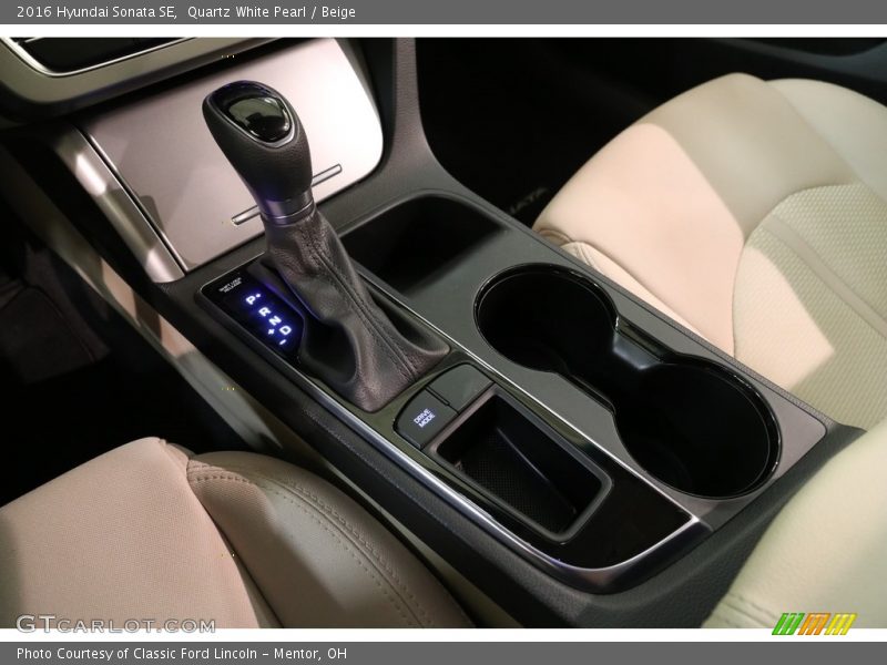 Quartz White Pearl / Beige 2016 Hyundai Sonata SE