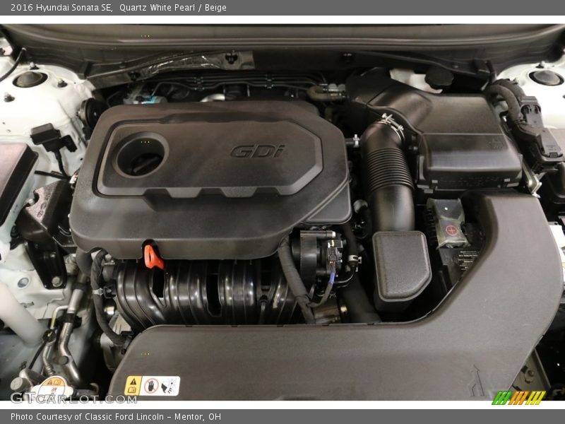 Quartz White Pearl / Beige 2016 Hyundai Sonata SE