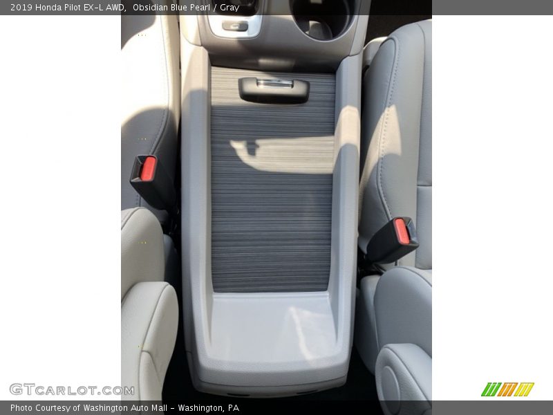 Obsidian Blue Pearl / Gray 2019 Honda Pilot EX-L AWD
