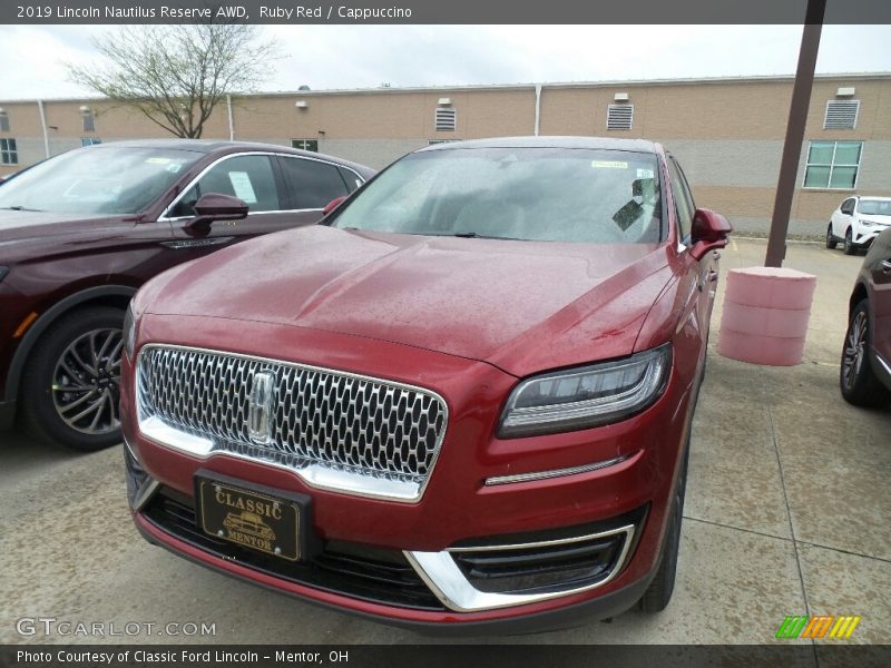 Ruby Red / Cappuccino 2019 Lincoln Nautilus Reserve AWD