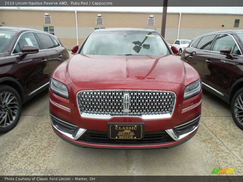Ruby Red / Cappuccino 2019 Lincoln Nautilus Reserve AWD