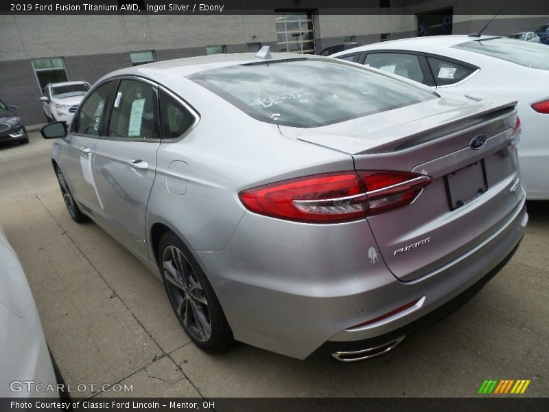 Ingot Silver / Ebony 2019 Ford Fusion Titanium AWD
