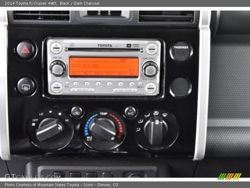 Black / Dark Charcoal 2014 Toyota FJ Cruiser 4WD
