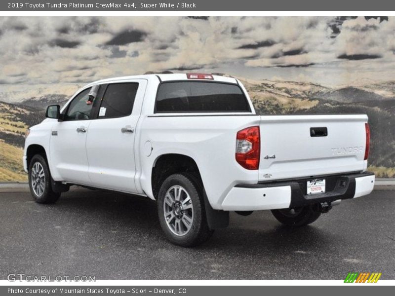 Super White / Black 2019 Toyota Tundra Platinum CrewMax 4x4