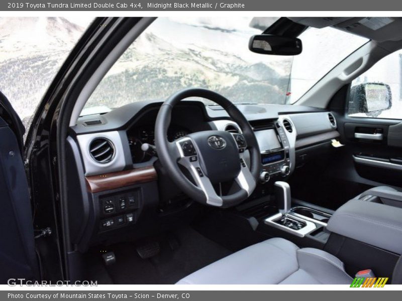 Midnight Black Metallic / Graphite 2019 Toyota Tundra Limited Double Cab 4x4