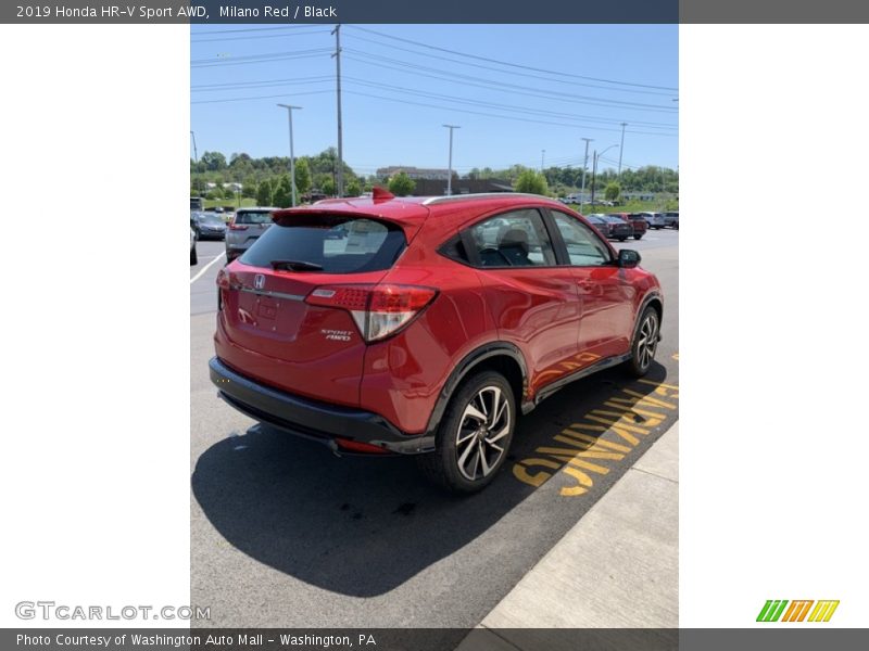 Milano Red / Black 2019 Honda HR-V Sport AWD