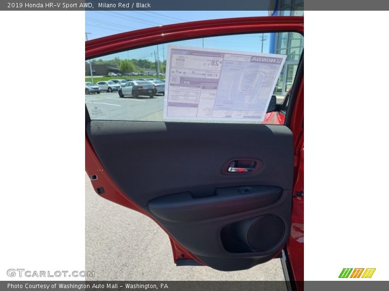 Milano Red / Black 2019 Honda HR-V Sport AWD