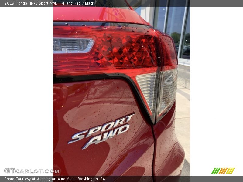 Milano Red / Black 2019 Honda HR-V Sport AWD