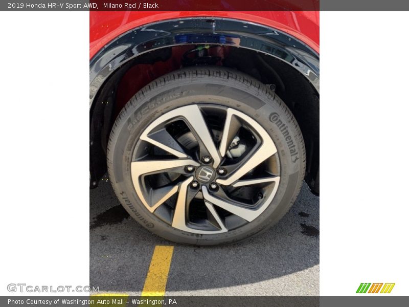 Milano Red / Black 2019 Honda HR-V Sport AWD