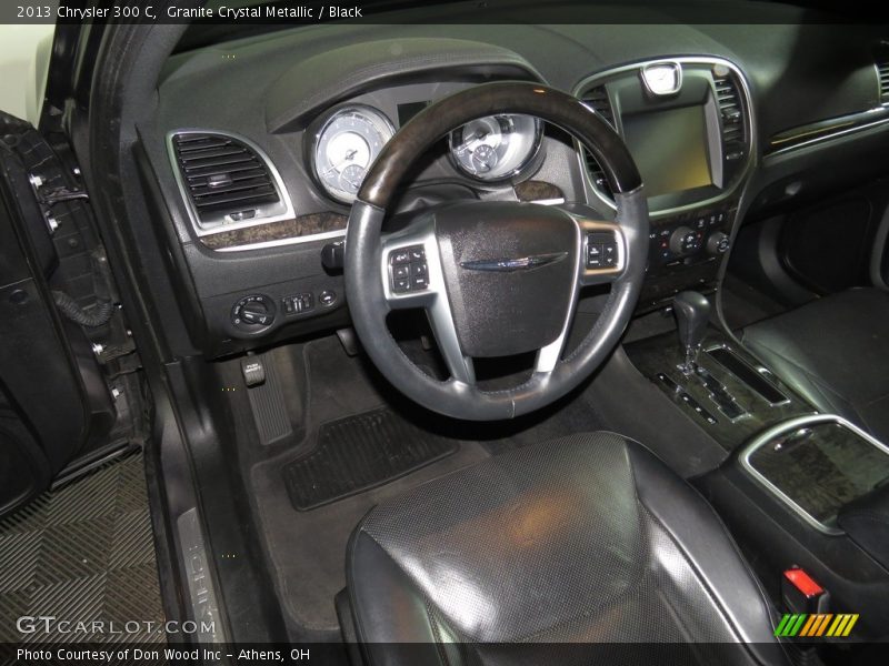 Granite Crystal Metallic / Black 2013 Chrysler 300 C