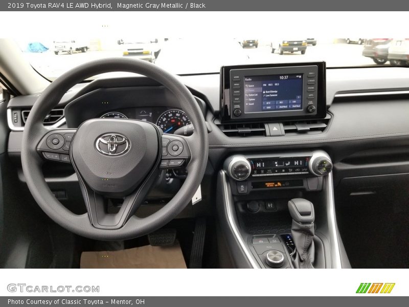 Magnetic Gray Metallic / Black 2019 Toyota RAV4 LE AWD Hybrid