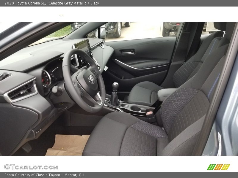 Celestite Gray Metallic / Black 2020 Toyota Corolla SE