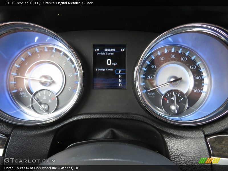 Granite Crystal Metallic / Black 2013 Chrysler 300 C