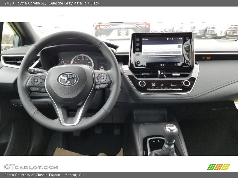 Celestite Gray Metallic / Black 2020 Toyota Corolla SE