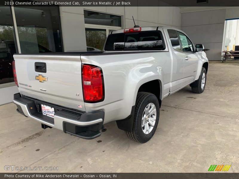 Silver Ice Metallic / Jet Black 2019 Chevrolet Colorado LT Extended Cab
