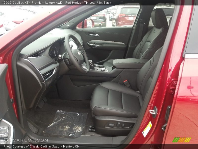 Red Horizon Tintcoat / Jet Black 2019 Cadillac XT4 Premium Luxury AWD