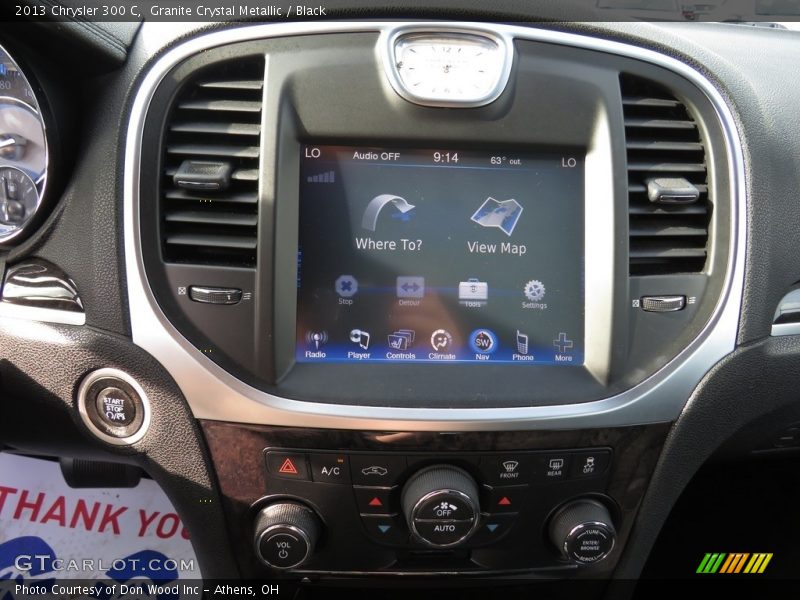 Granite Crystal Metallic / Black 2013 Chrysler 300 C