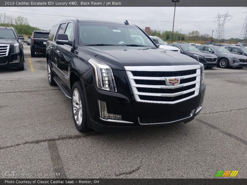 Black Raven / Jet Black 2019 Cadillac Escalade ESV Luxury 4WD