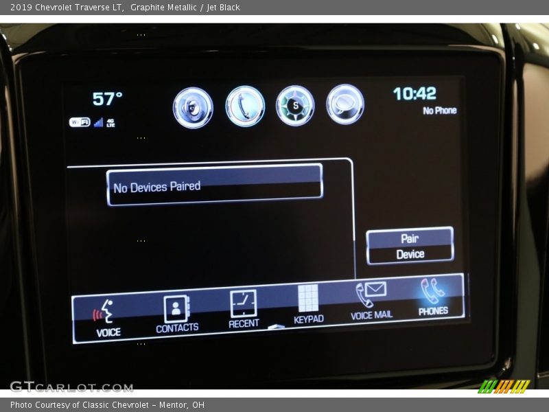Graphite Metallic / Jet Black 2019 Chevrolet Traverse LT