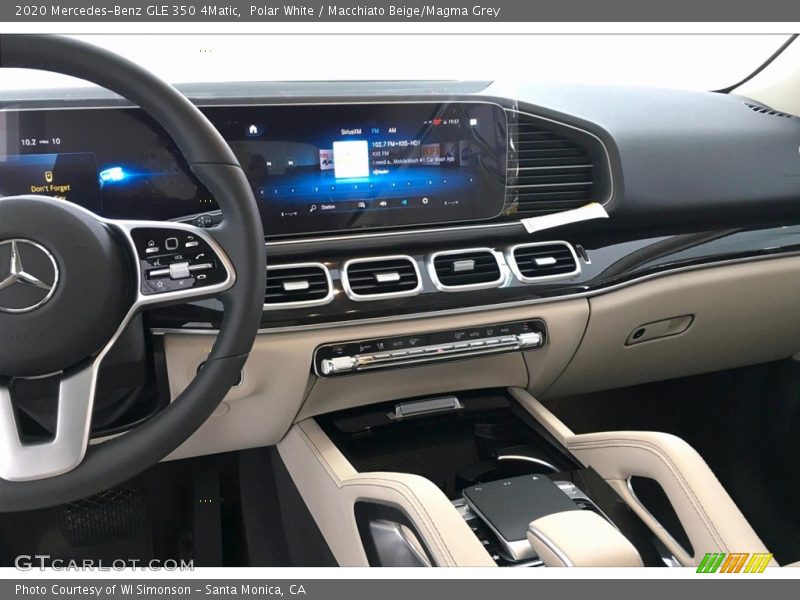 Dashboard of 2020 GLE 350 4Matic