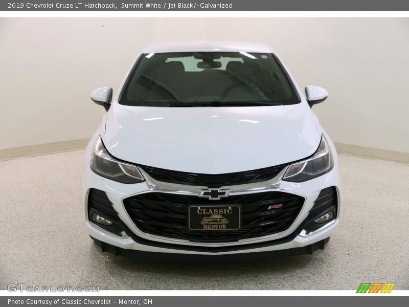 Summit White / Jet Black/­Galvanized 2019 Chevrolet Cruze LT Hatchback