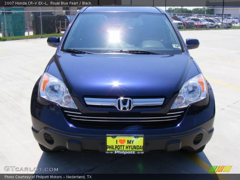Royal Blue Pearl / Black 2007 Honda CR-V EX-L